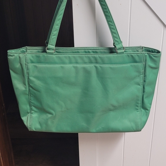 Vintage Kate Spade Nylon Green Shoulder Bag - Picture 10 of 10
